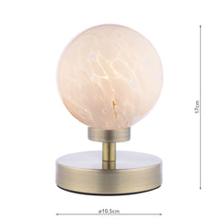 Esben Touch Table Lamp In Various Finishes G9