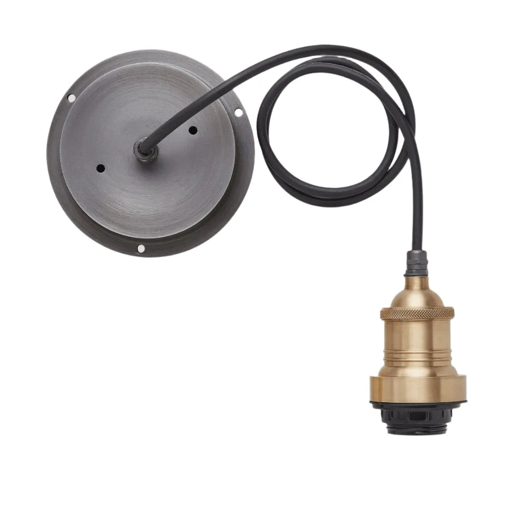Delphi Outdoor Pendant Light 16 Inch - Brass