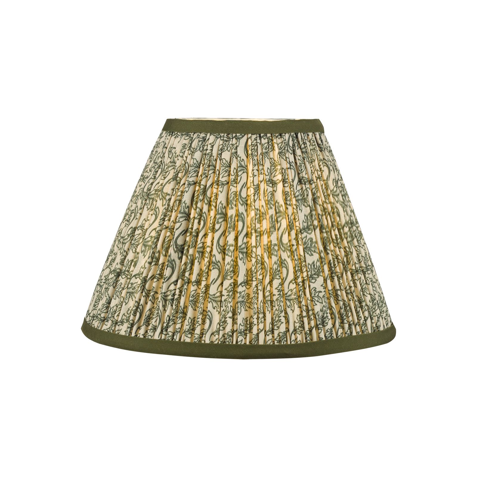 Esther Cotton Empire Shade-Red/ Green w  Various Sizes Shades