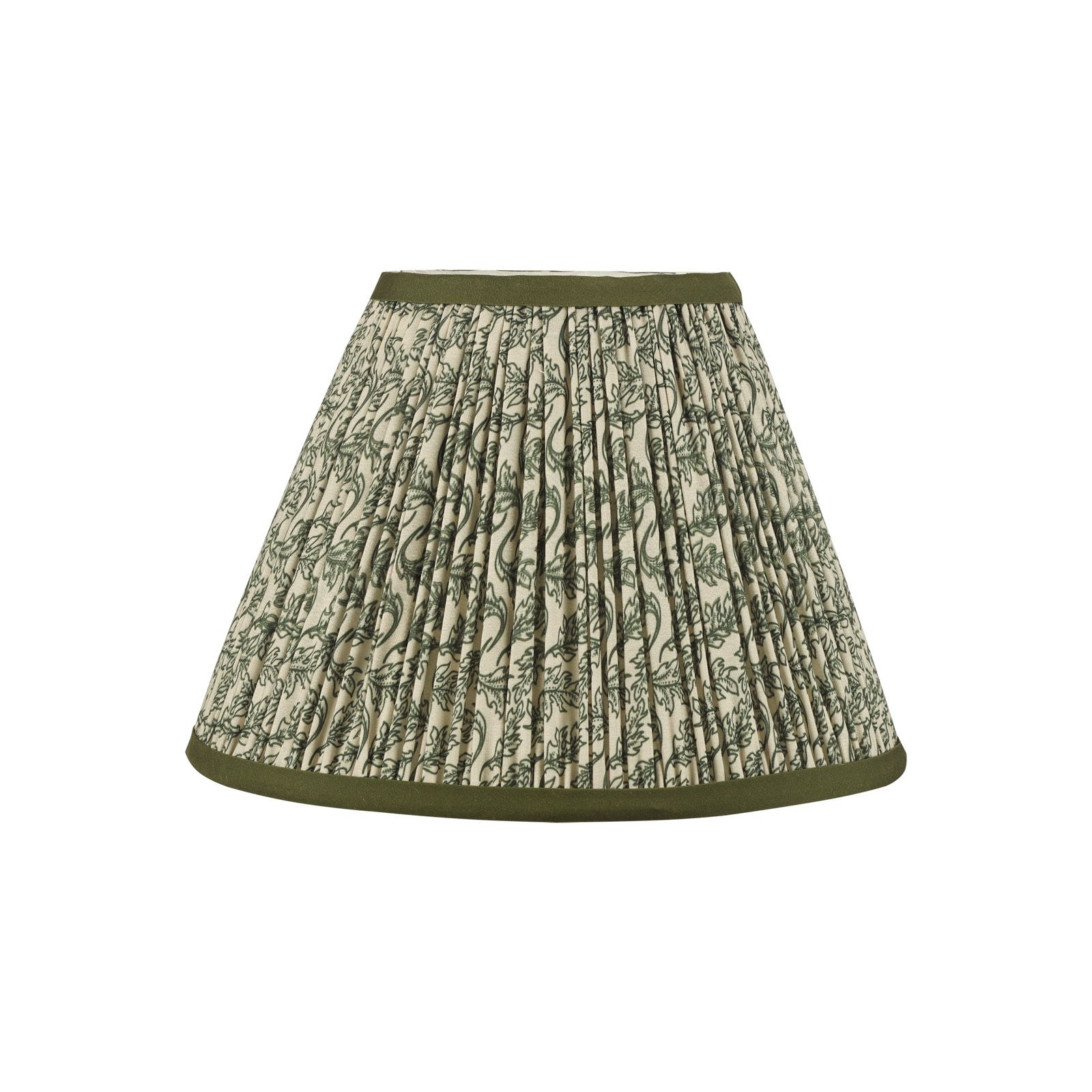 Esther Cotton Empire Shade-Red/ Green w  Various Sizes Shades