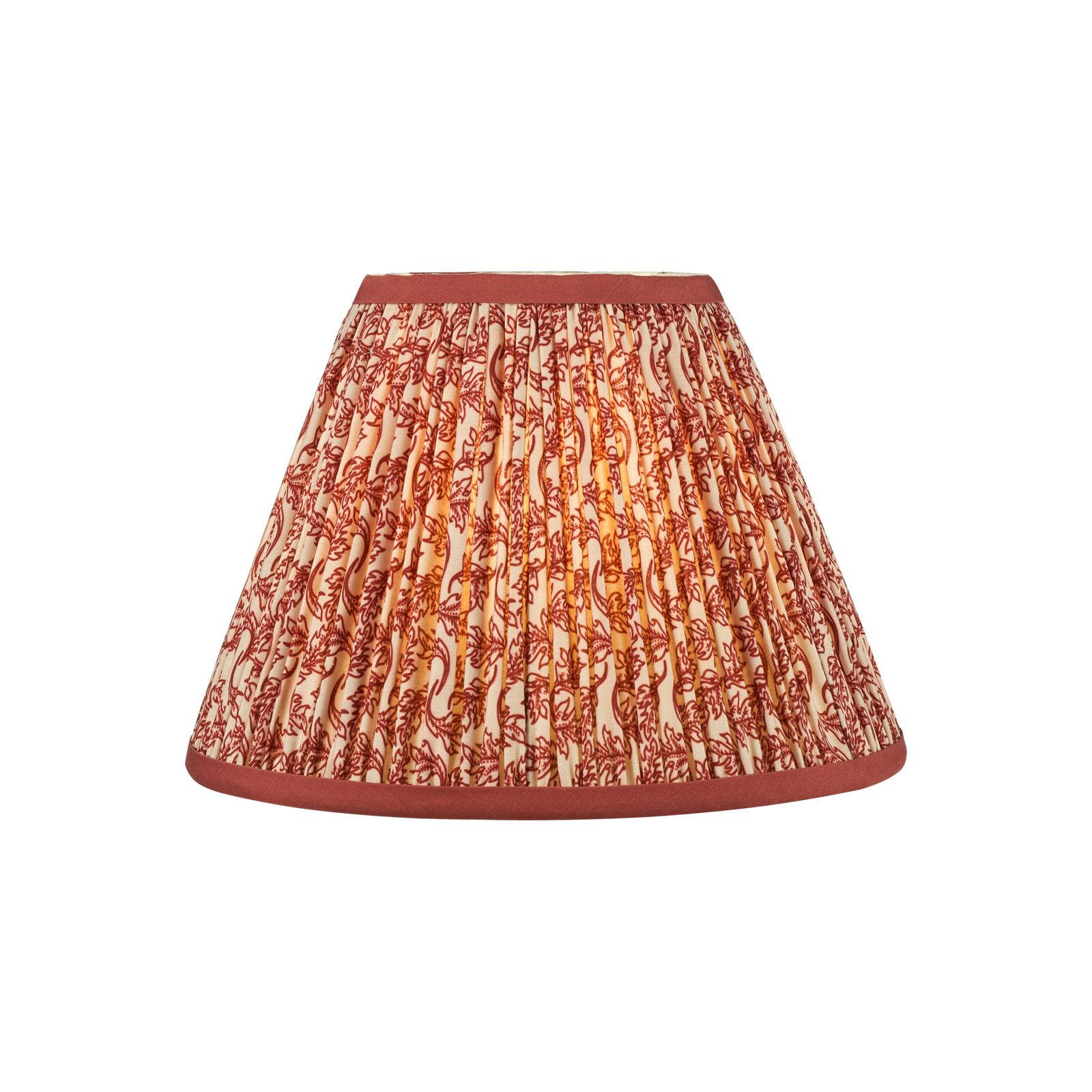 Esther Cotton Empire Shade-Red/ Green w  Various Sizes Shades