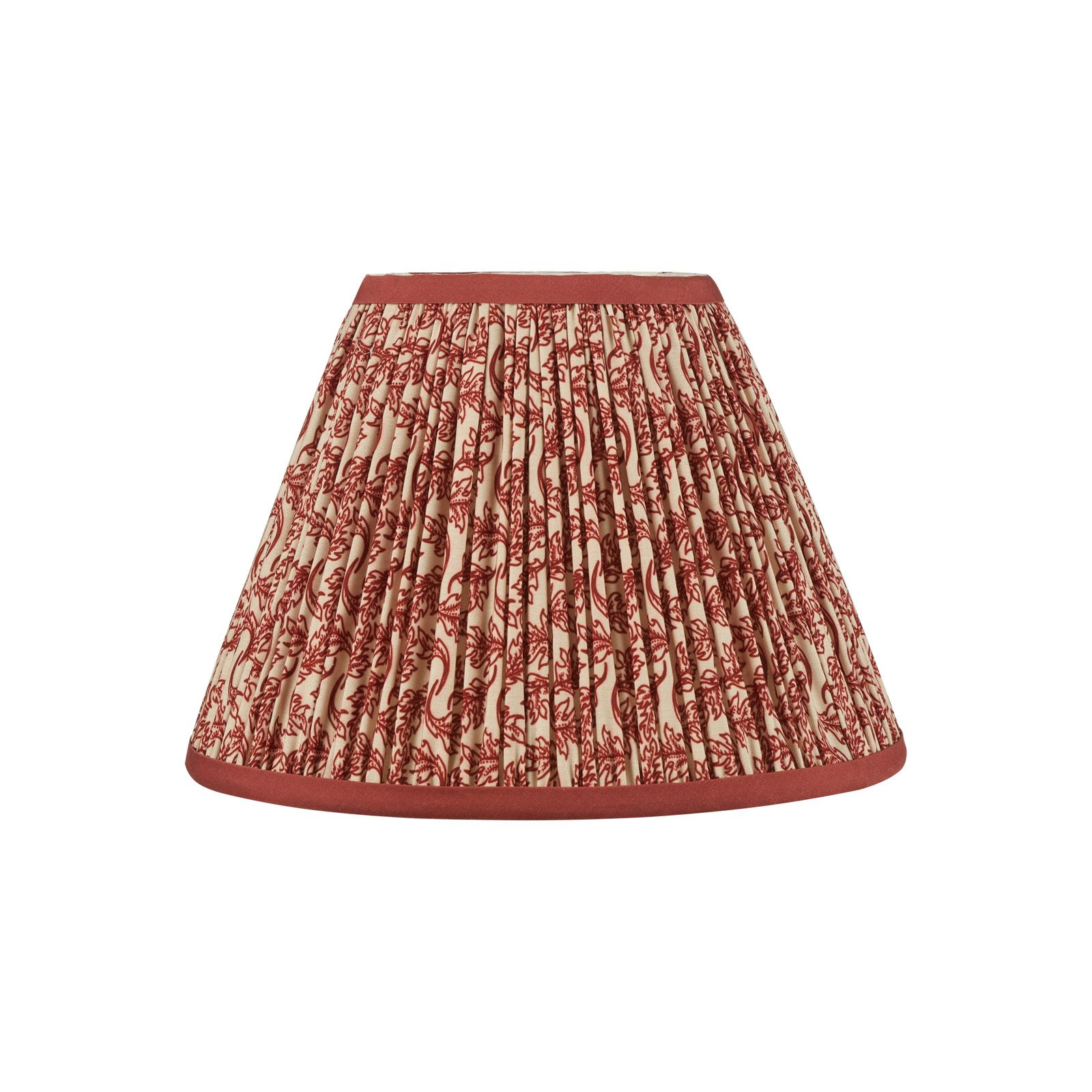 Esther Cotton Empire Shade-Red/ Green w  Various Sizes Shades