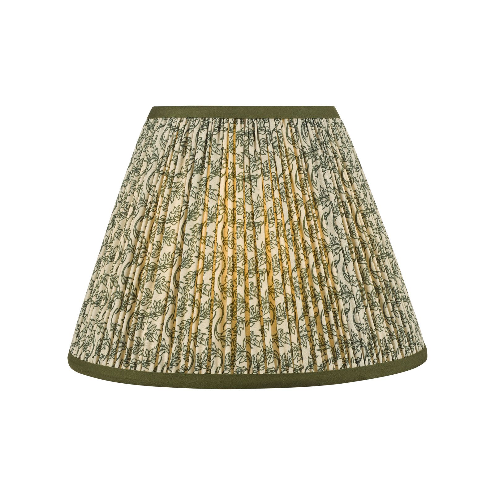 Esther Cotton Empire Shade-Red/ Green w  Various Sizes Shades