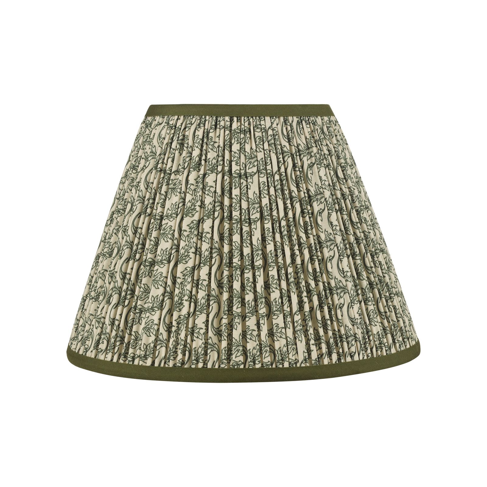 Esther Cotton Empire Shade-Red/ Green w  Various Sizes Shades