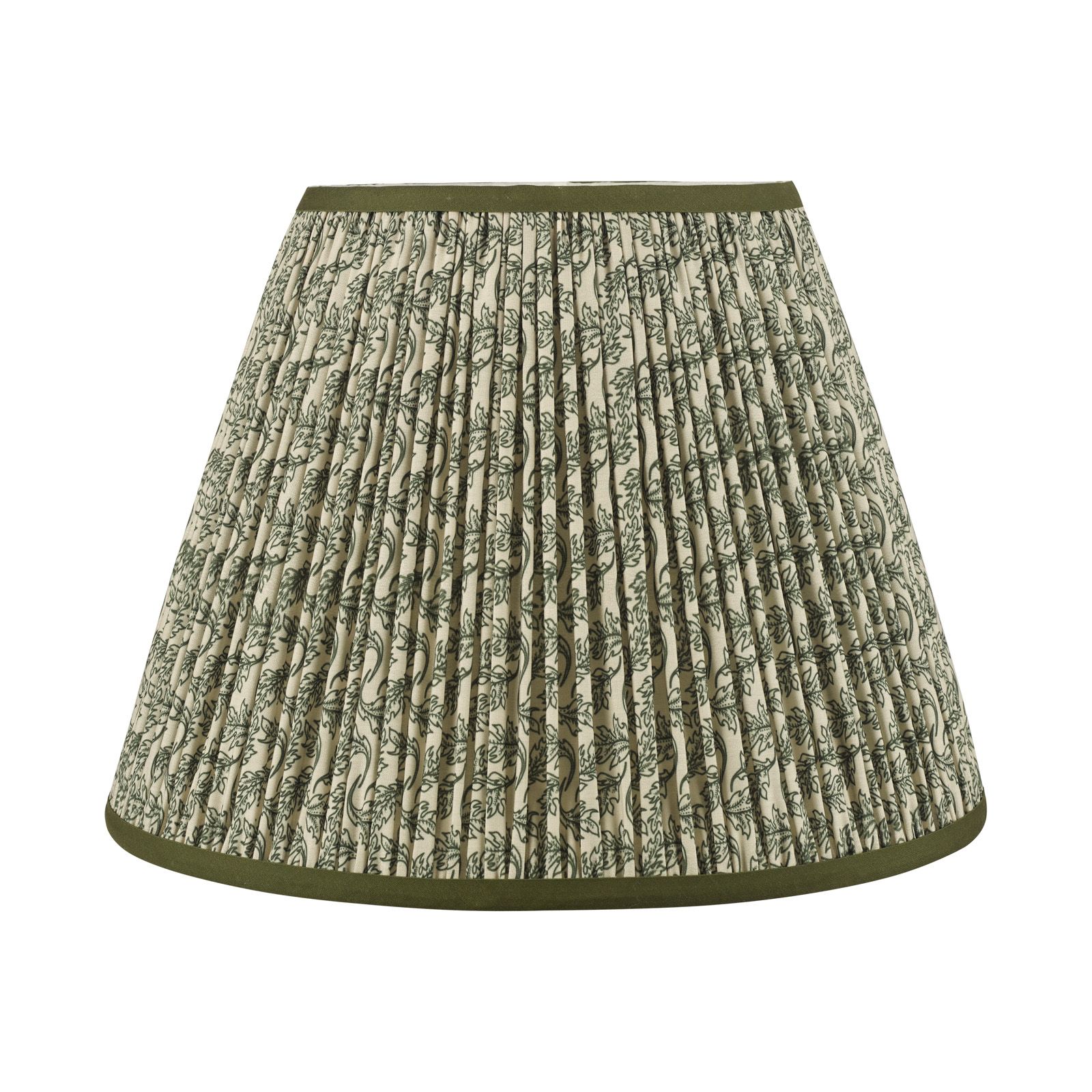 Esther Cotton Empire Shade-Red/ Green w  Various Sizes Shades