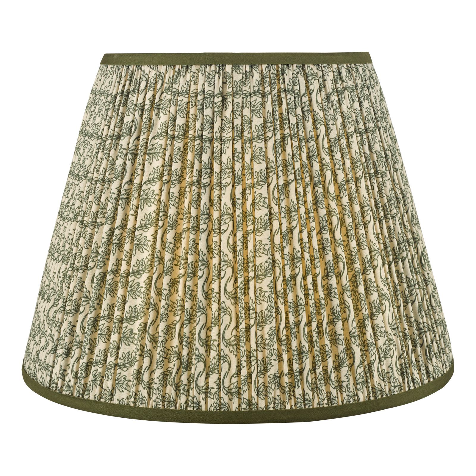 Esther Cotton Empire Shade-Red/ Green w  Various Sizes Shades