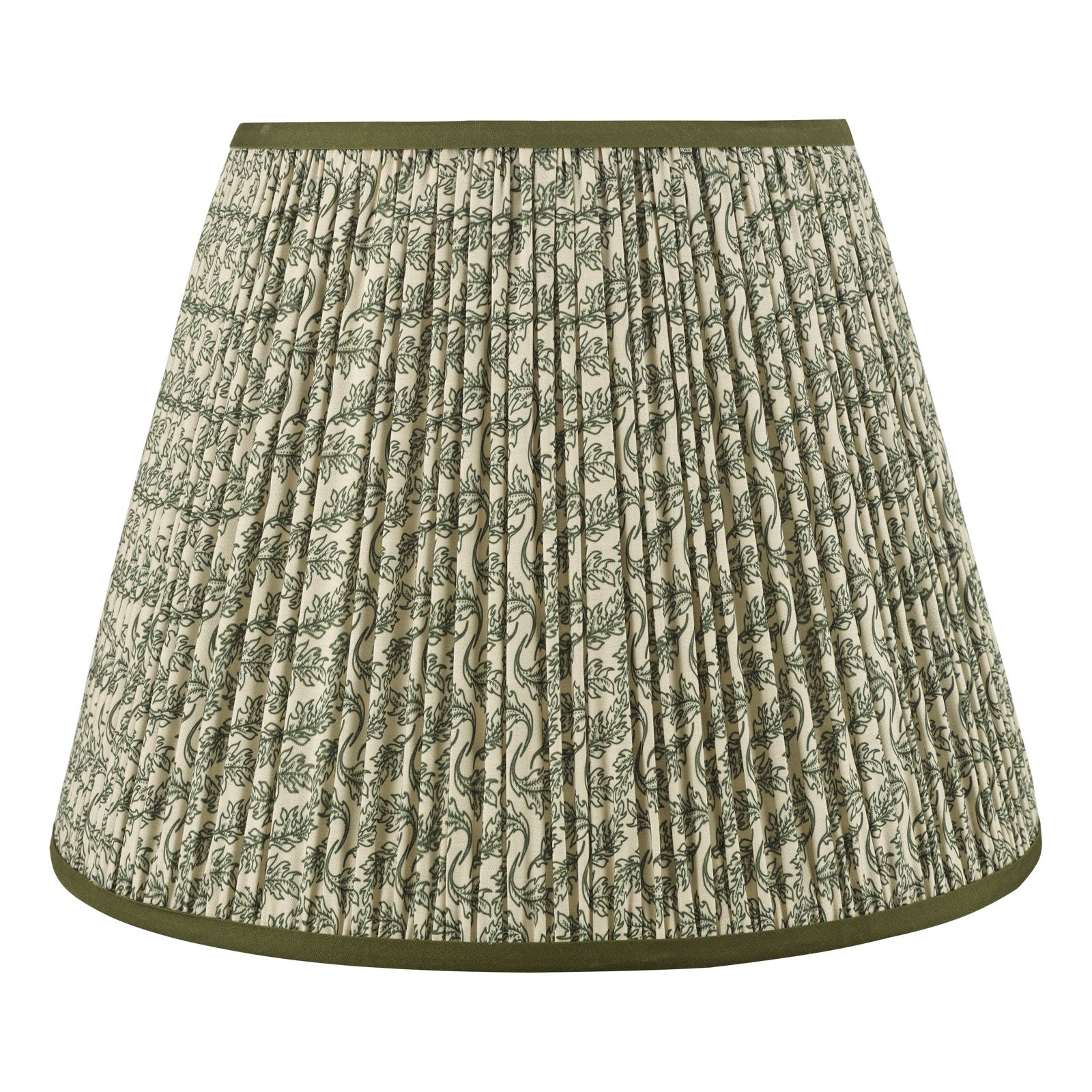 Esther Cotton Empire Shade-Red/ Green w  Various Sizes Shades