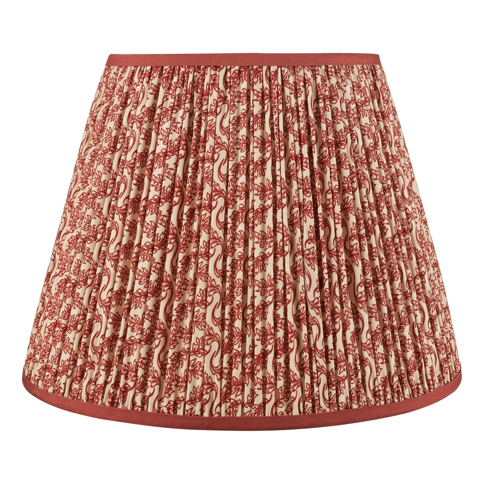 Esther Cotton Empire Shade-Red/ Green w  Various Sizes Shades
