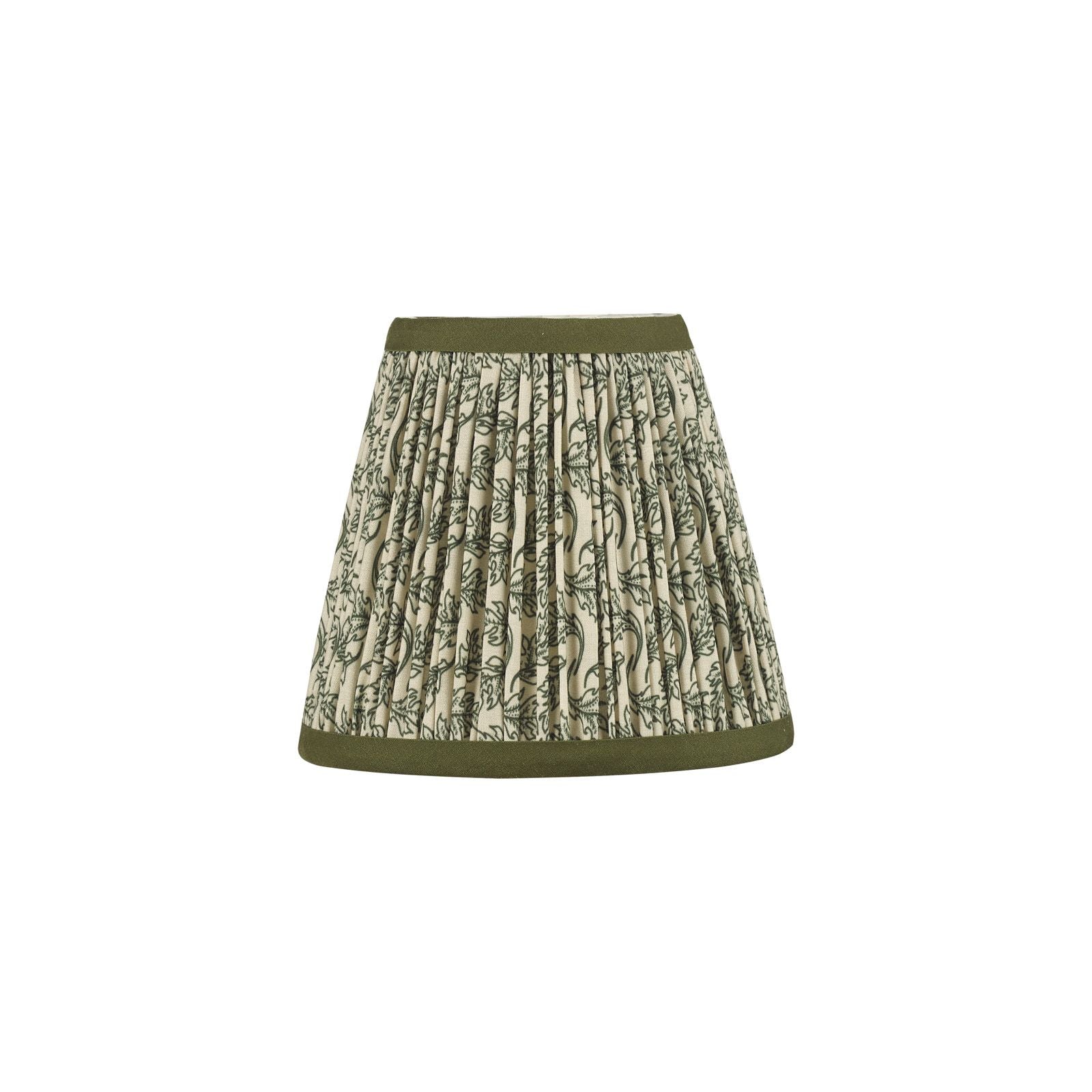 Esther Cotton Empire Shade-Red/ Green w  Various Sizes Shades