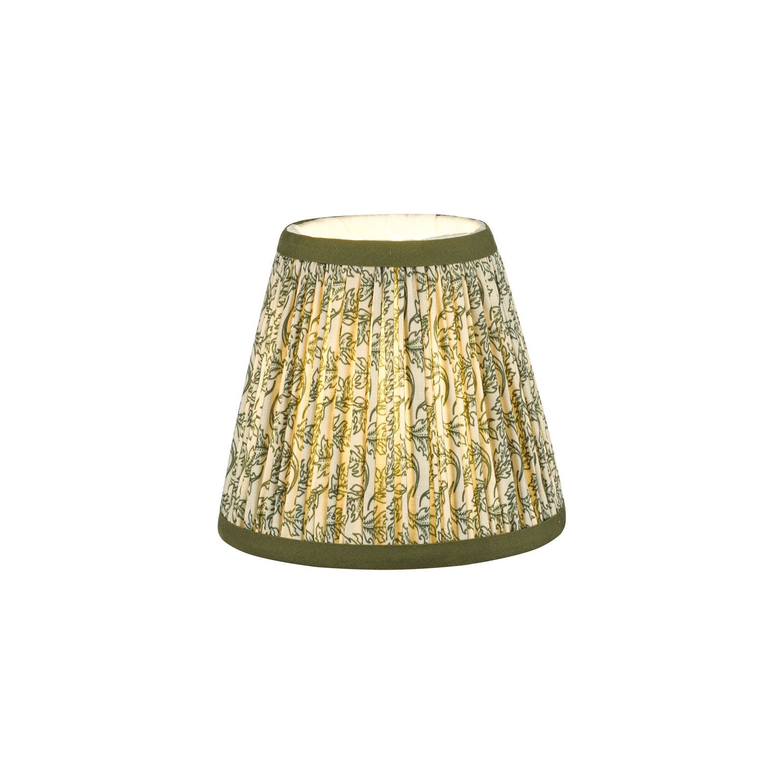 Esther Cotton Empire Shade-Red/ Green w  Various Sizes Shades