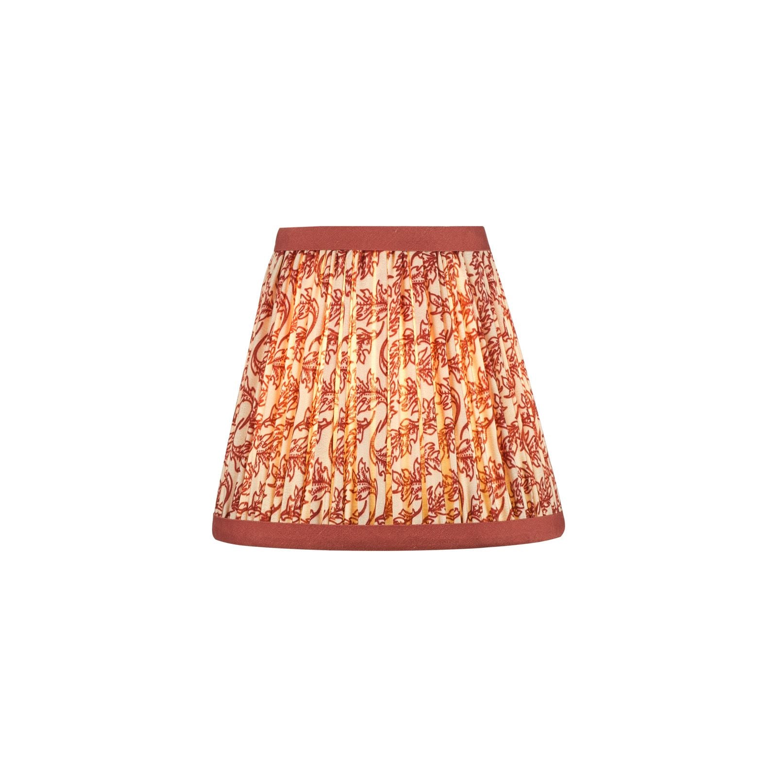 Esther Cotton Empire Shade-Red/ Green w  Various Sizes Shades