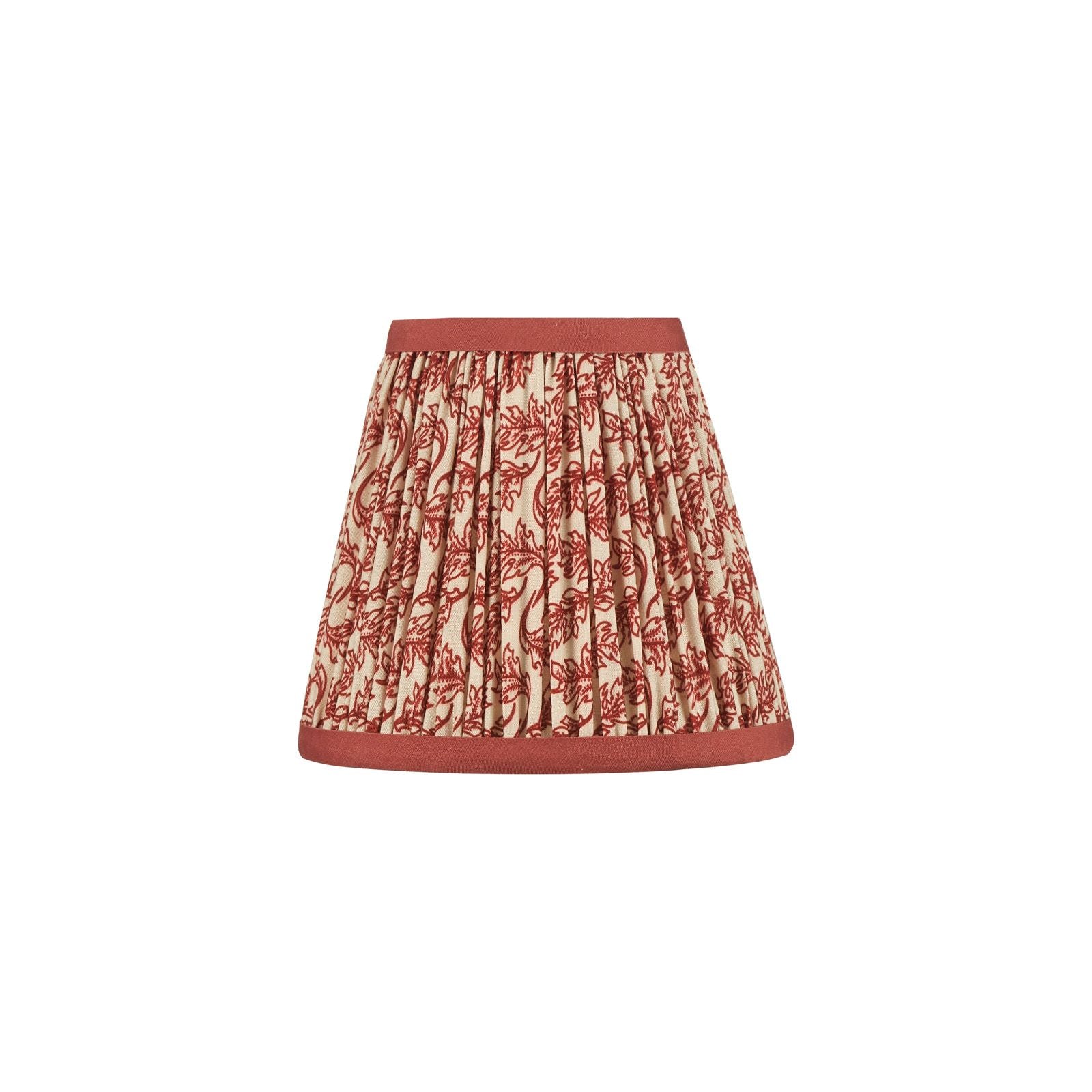 Esther Cotton Empire Shade-Red/ Green w  Various Sizes Shades