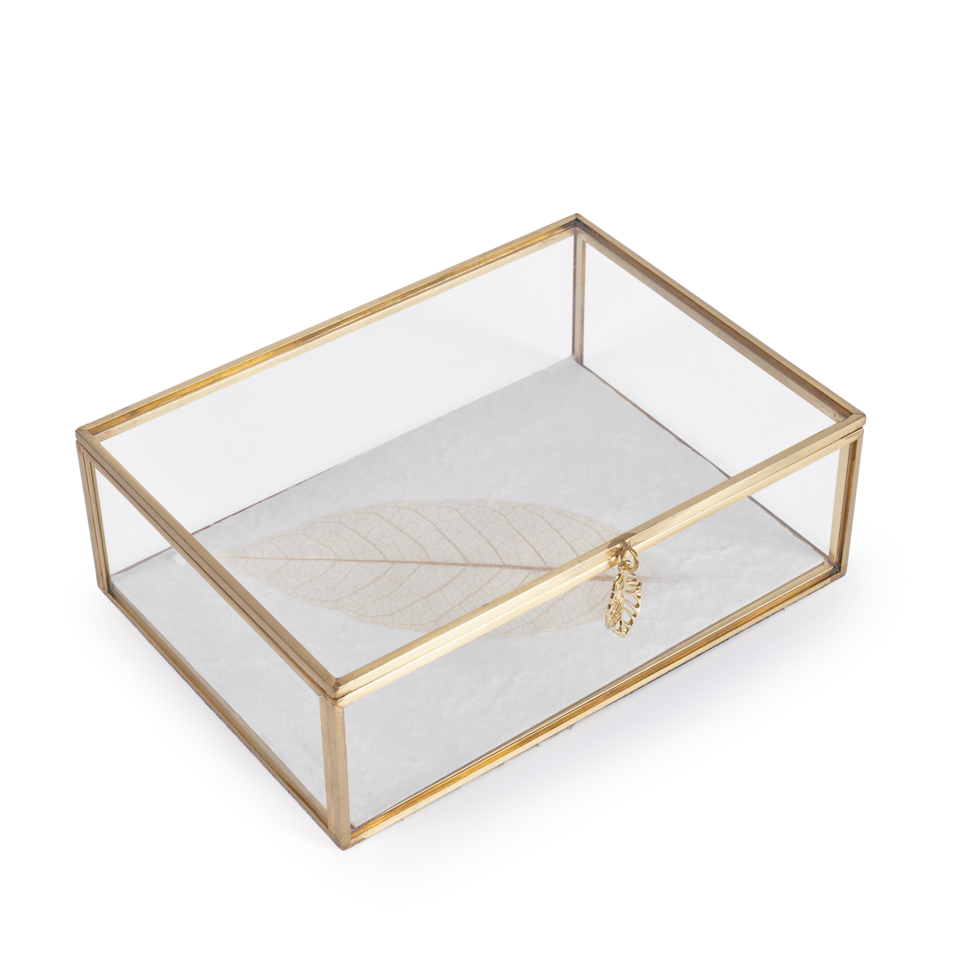 Leaf Glass Box - Large/Small