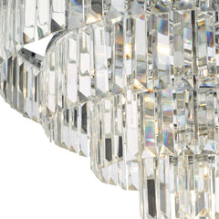Eulalia 12 Light Flush Polished Chrome Crystal