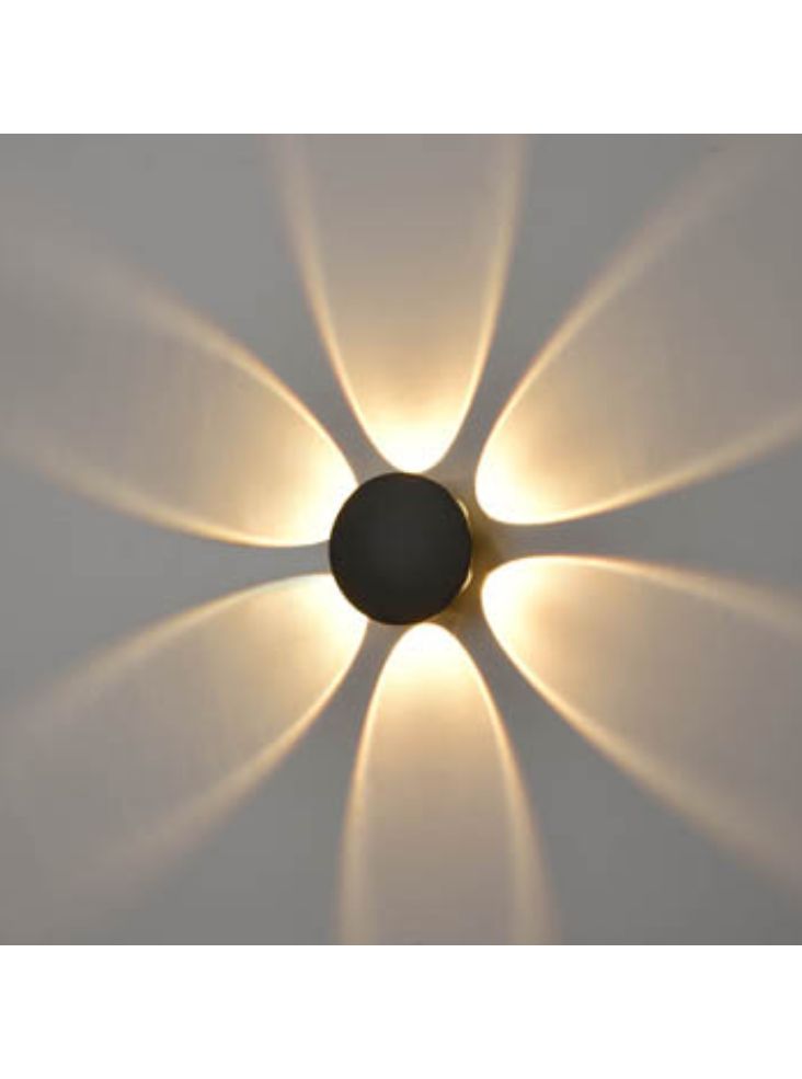Shine 6Lt LED Outdoor Up/Down Light IP54 - Round
