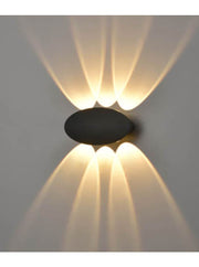 Shine 6Lt LED Outdoor Up/Down Light IP54 - Oval
