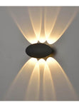 Shine 6Lt LED Outdoor Up/Down Light IP54 - Oval