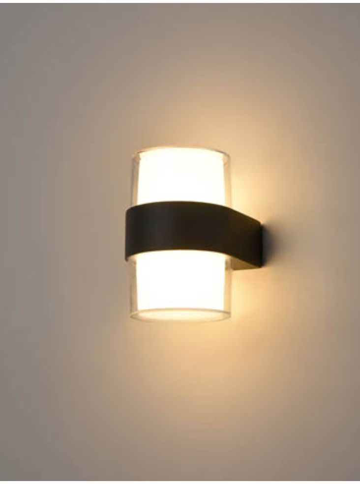 Shine 2Lt LED Outdoor Up/Down Light IP54 - Barrel