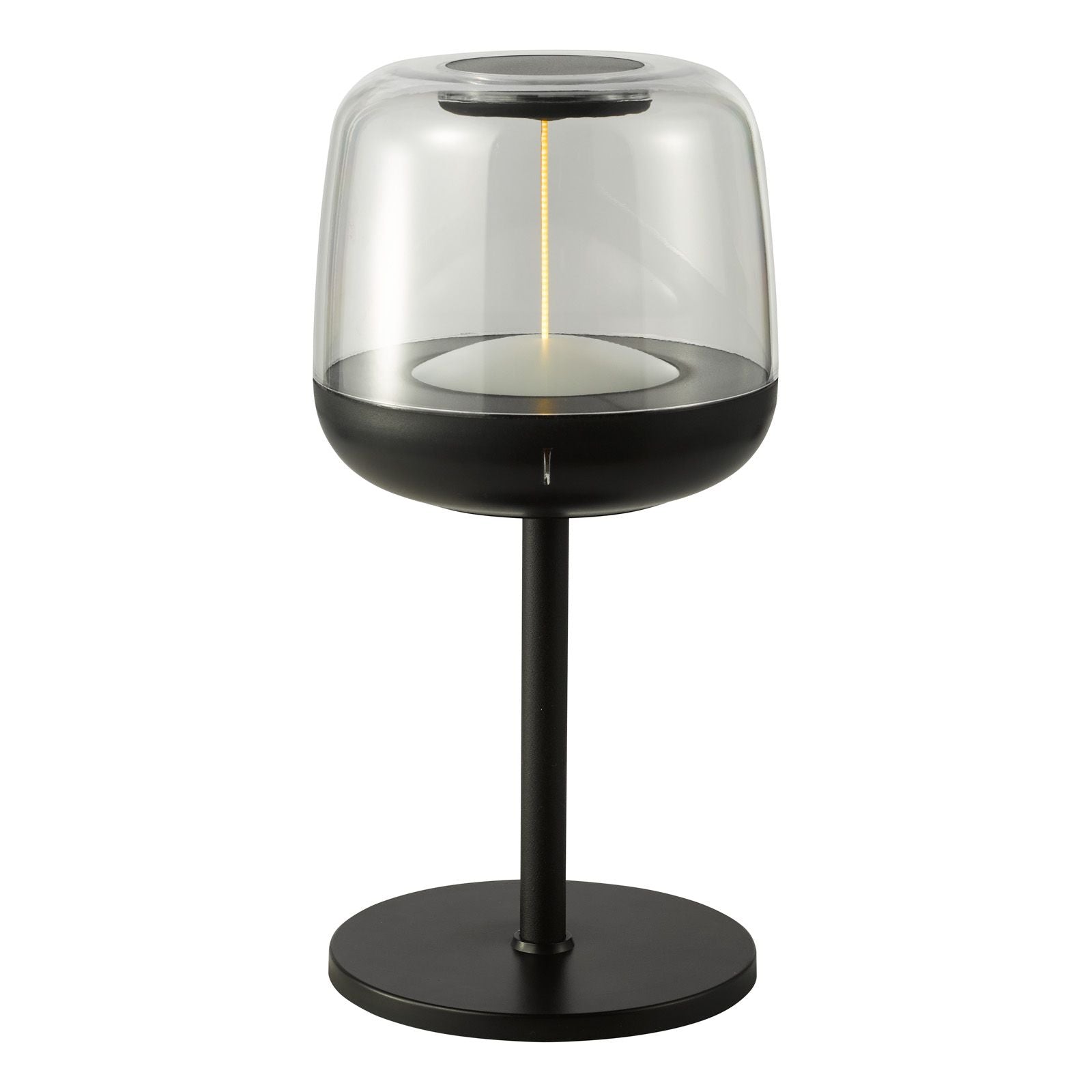 Ezera Rechargeable IP44 LED Outdoor Table Lamp- Black Finish