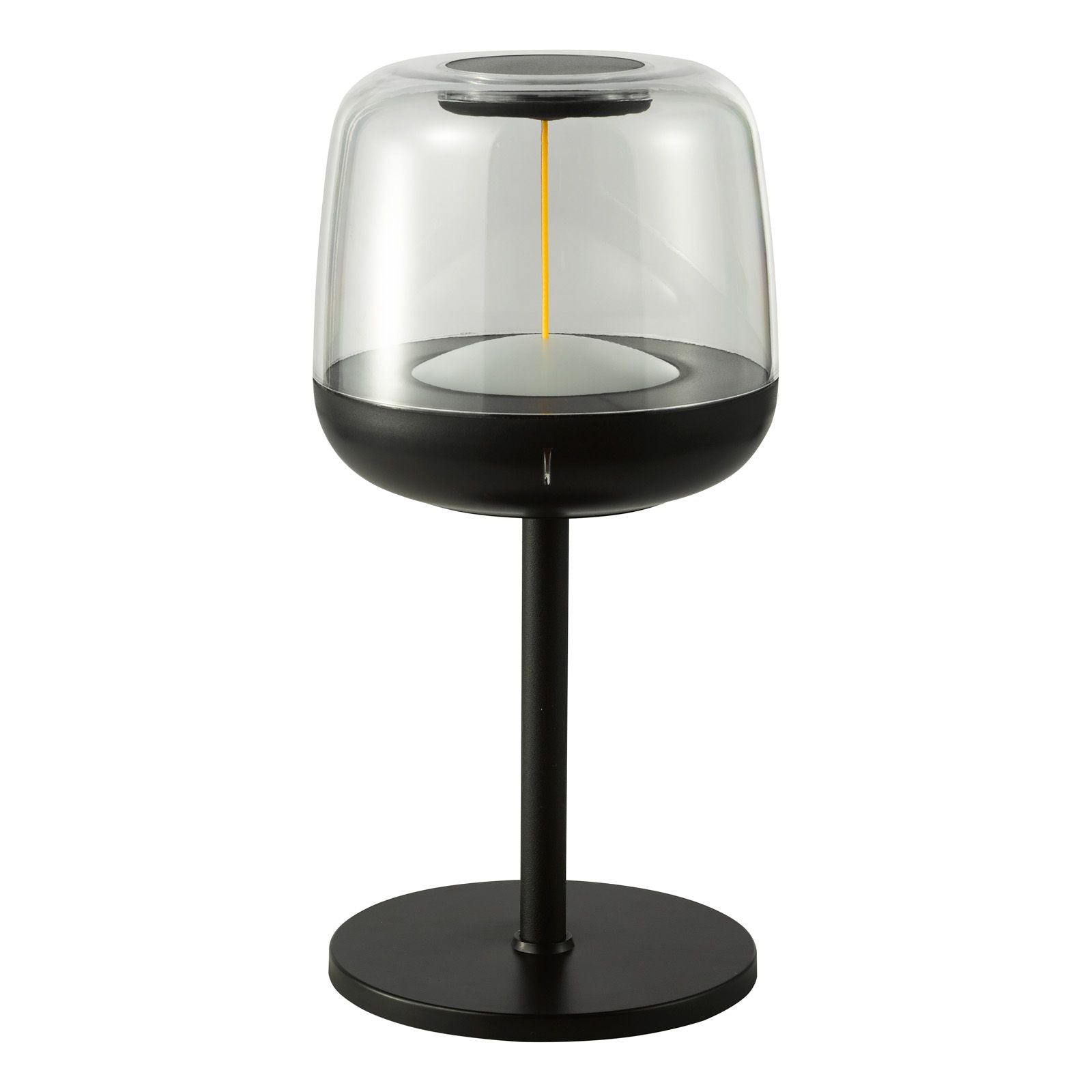 Ezera Rechargeable IP44 LED Outdoor Table Lamp- Black Finish