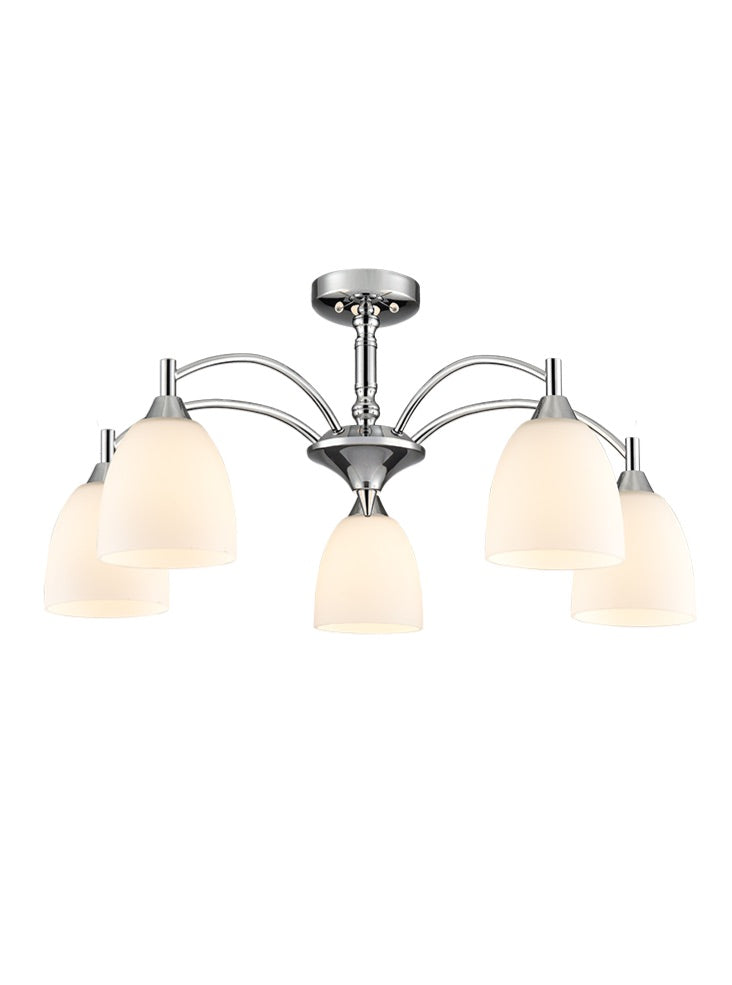 Emmy 3/5Lt Semi Flush Light - Chrome/Bronze Finish