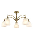Emmy 3/5Lt Semi Flush Light - Chrome/Bronze Finish