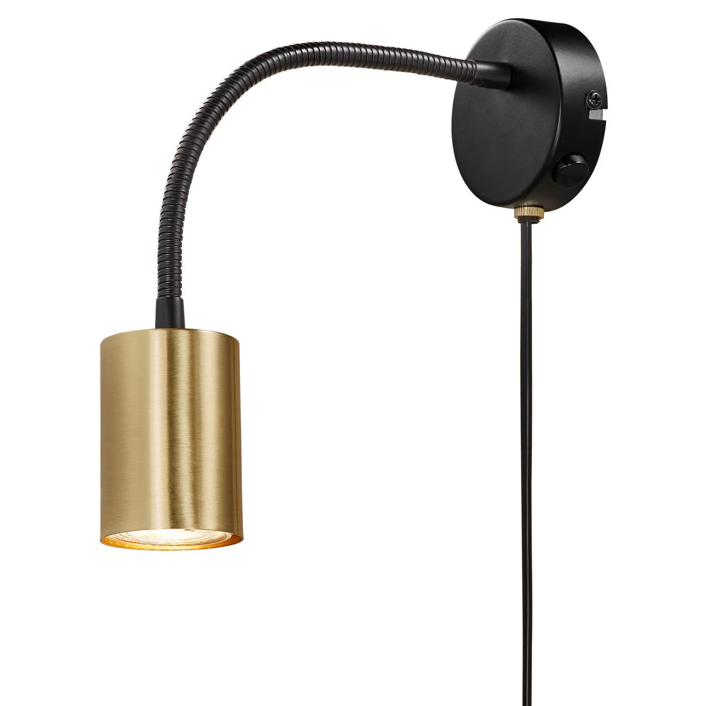Explore Flex Wall Light- Black/ Brass/ White Finishes