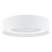LED Fan Flush Shade- White/ Grey Finishes