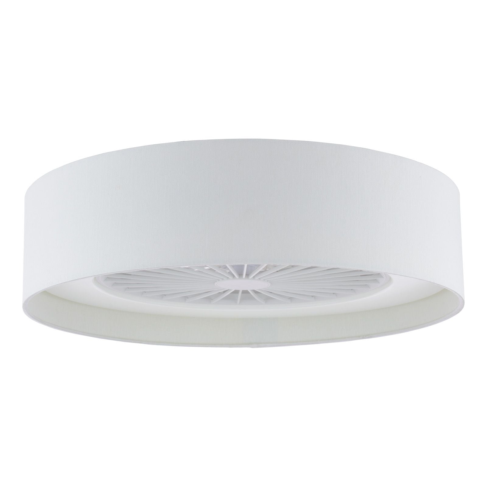 LED Fan Flush Shade- White/ Grey Finishes