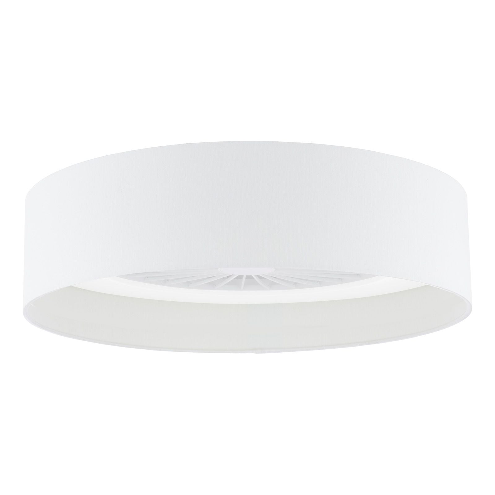 LED Fan Flush Shade- White/ Grey Finishes