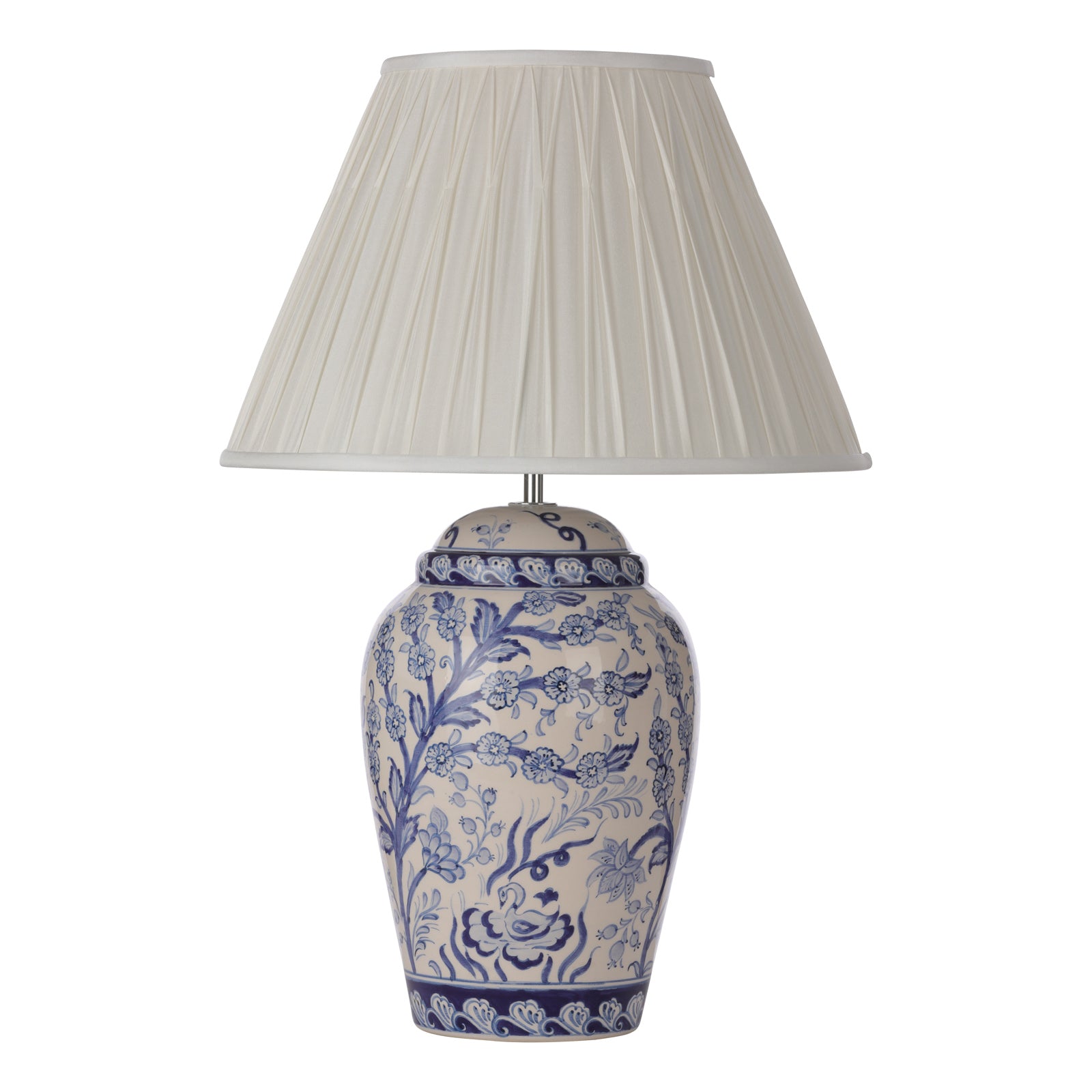 Fauna table lamp complete with ivory shade E27