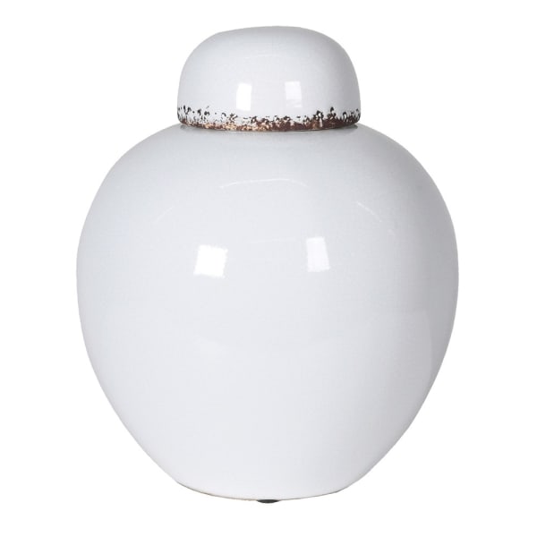 Off White Jar - Christmas Gift