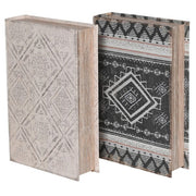 Book Boxes - Set of 2 Various Colours