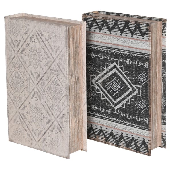 Book Boxes - Set of 2 Various Colours