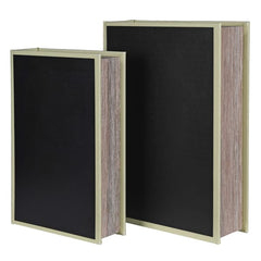 Set of 2 Monochrome Book Boxes