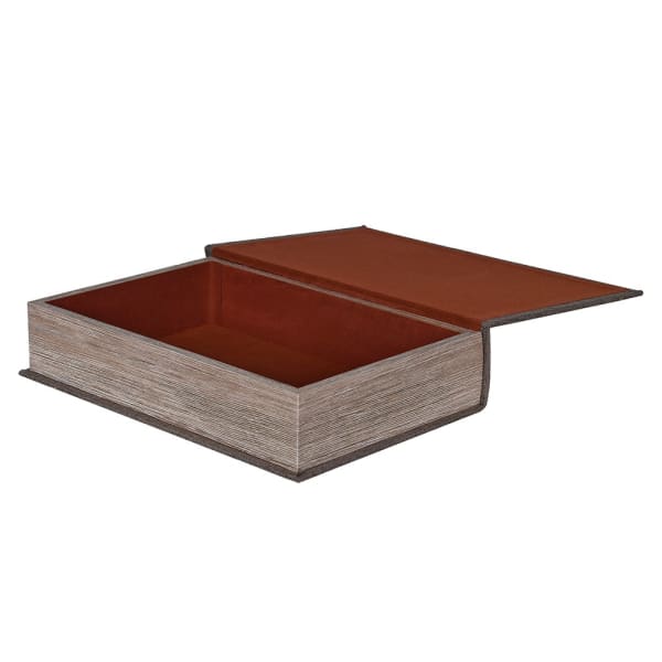 Set of 2 Grey Book Boxes