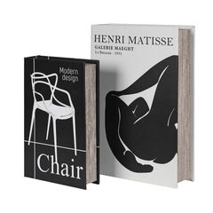 Henri Matisse Set of 2 Modern Design Book Boxes