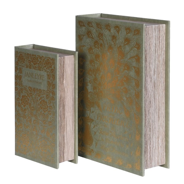 Set of 2 Pride & Prejudice Book Boxes - Christmas Gifts