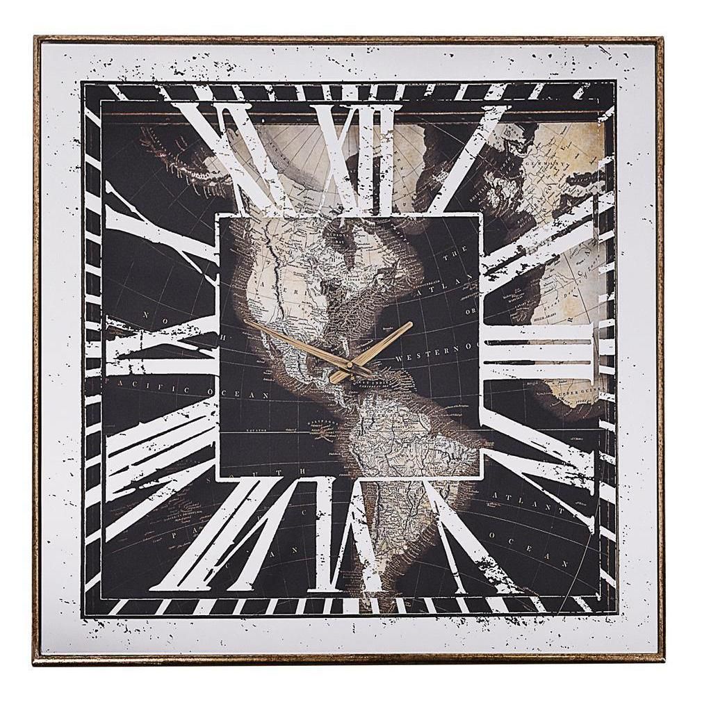Luca Clock - Antique Brass Finish