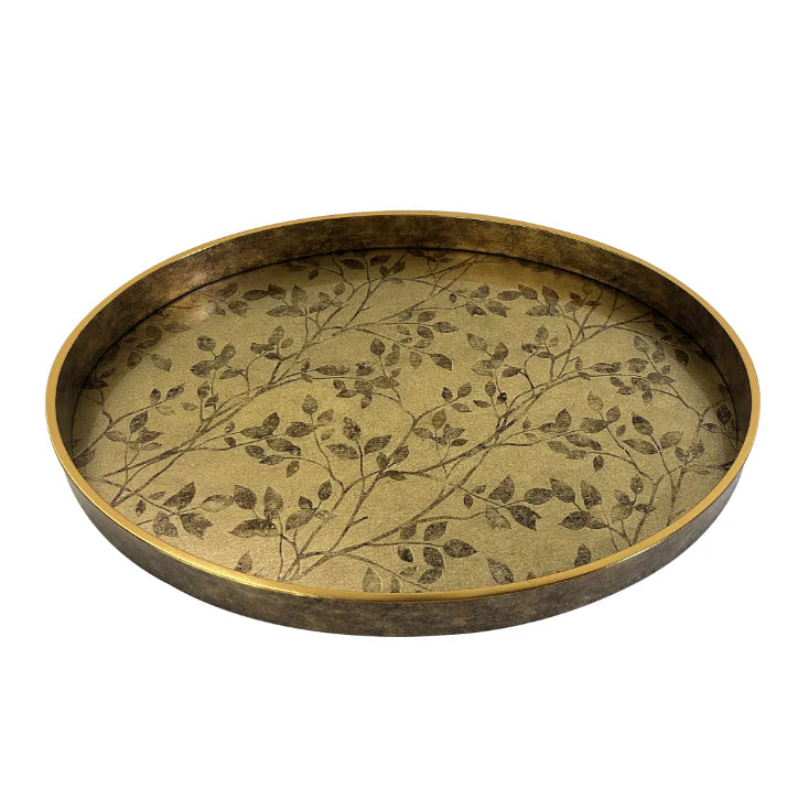 Oriental Floral Tray
