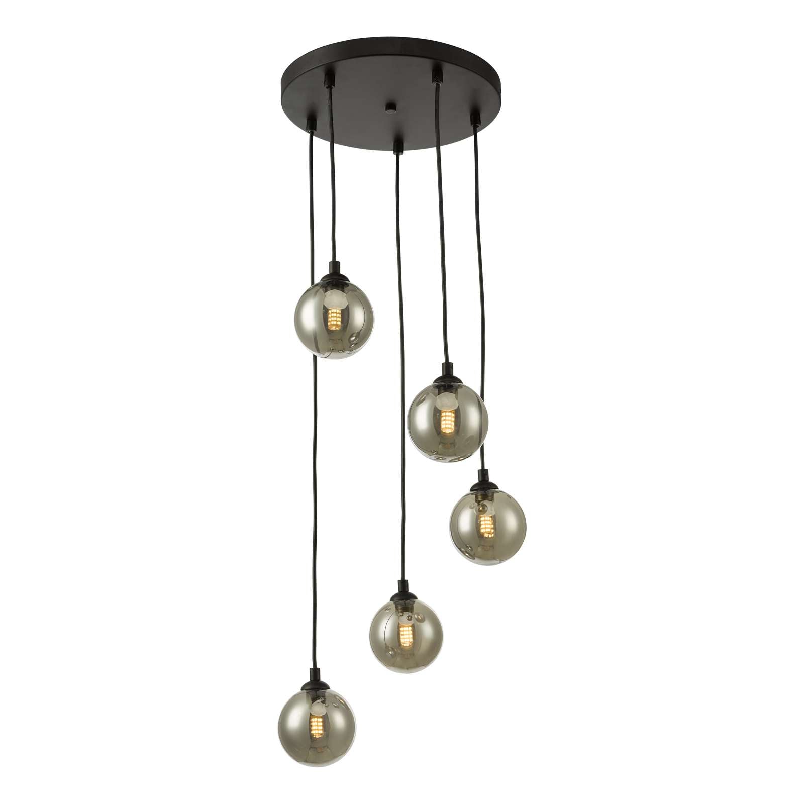 Federico 5 Light Cluster Pendant In Various Finishes G9