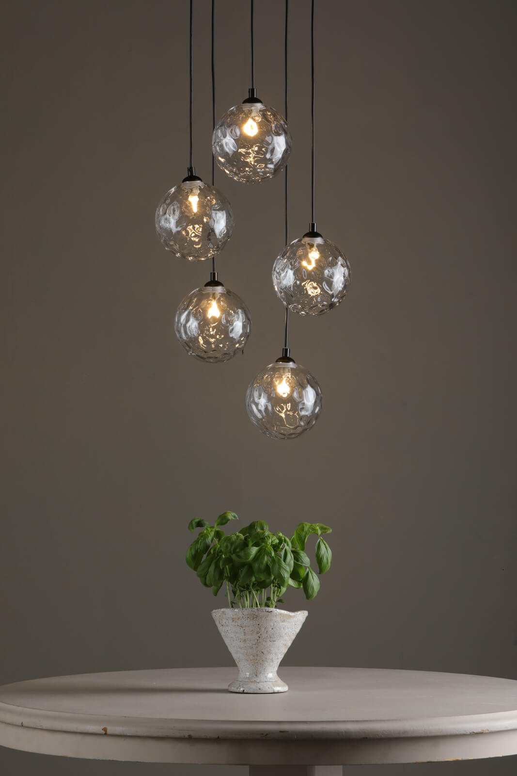 Federico 5 Light Cluster Pendant In Various Finishes G9