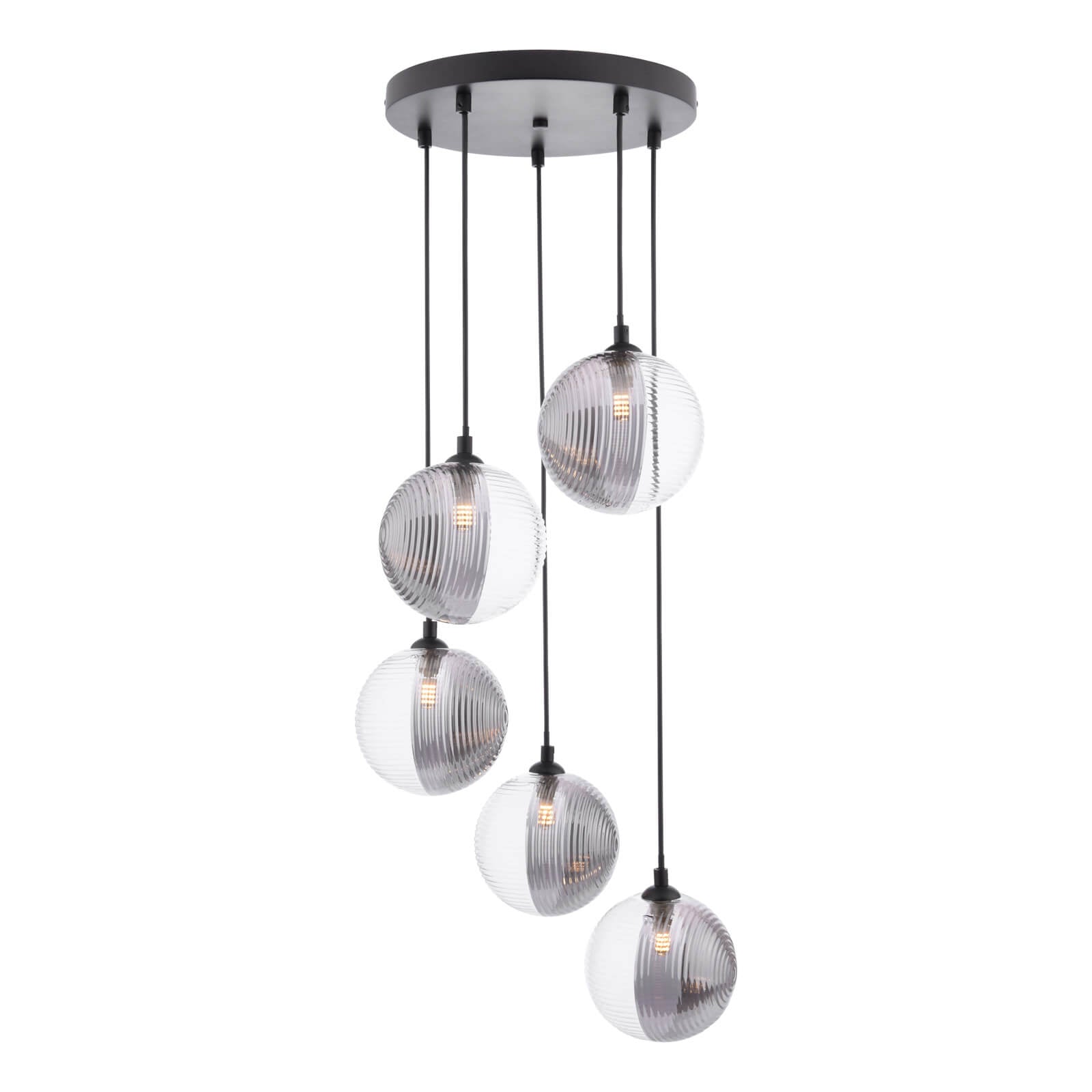 Federico 5 Light Cluster Pendant In Various Finishes G9