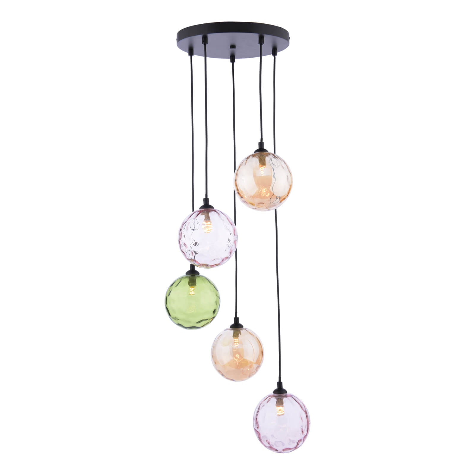 Federico 5 Light Cluster Pendant In Various Finishes G9