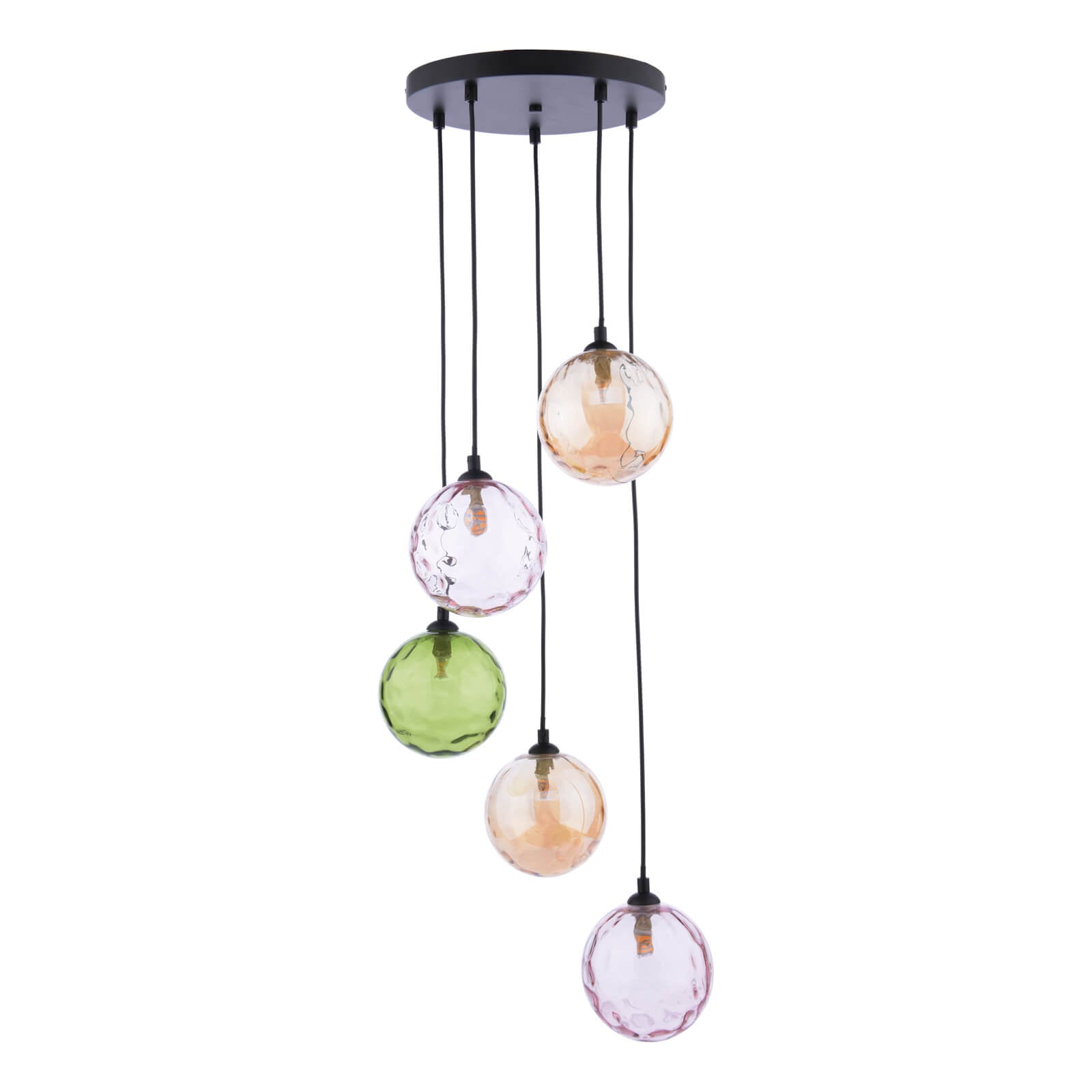 Federico 5 Light Cluster Pendant In Various Finishes G9