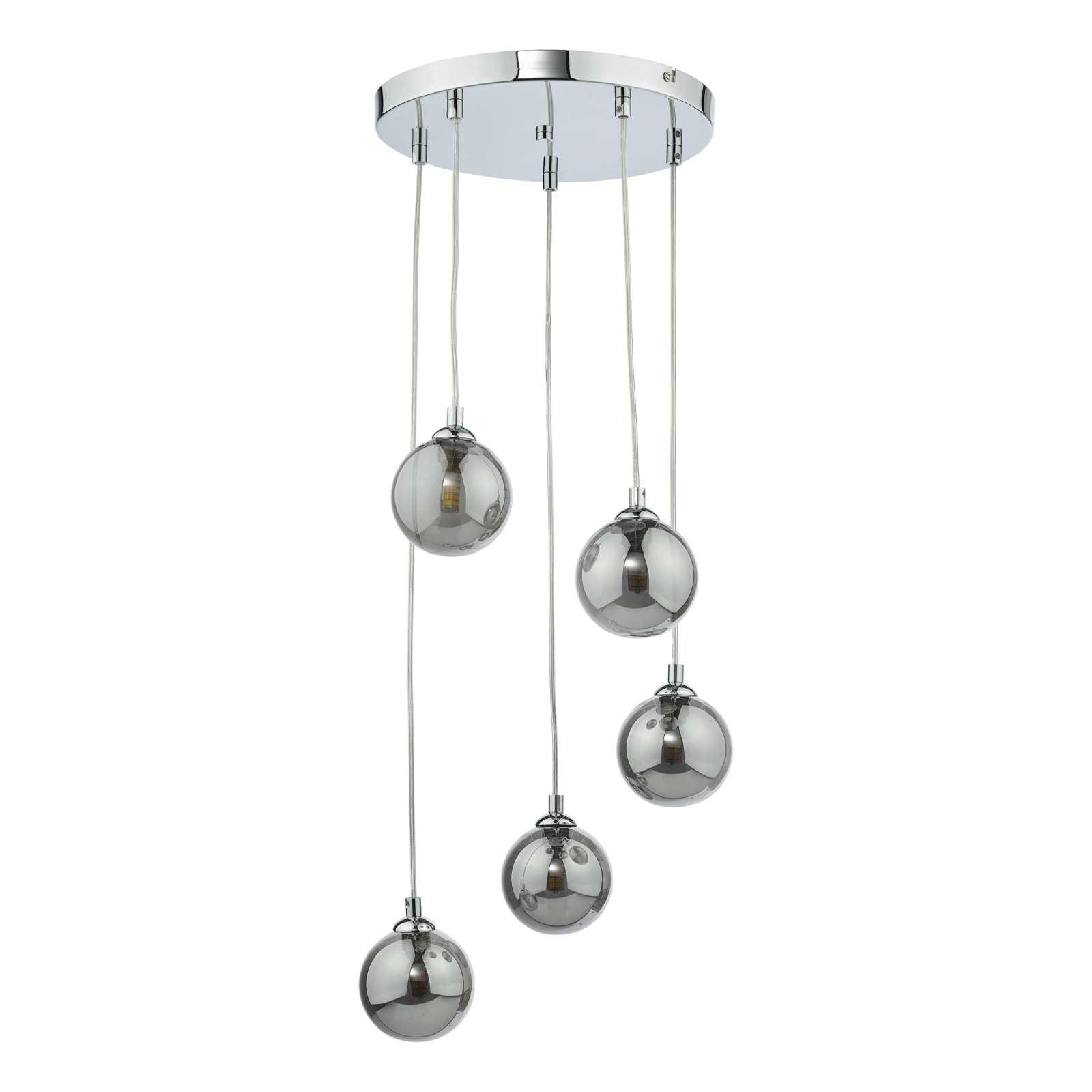 Federico 5 Light Cluster Pendant In Various Finishes G9
