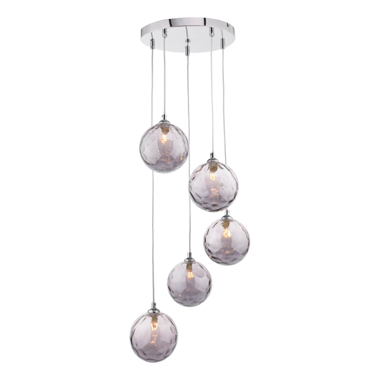 Federico 5 Light Cluster Pendant In Various Finishes G9