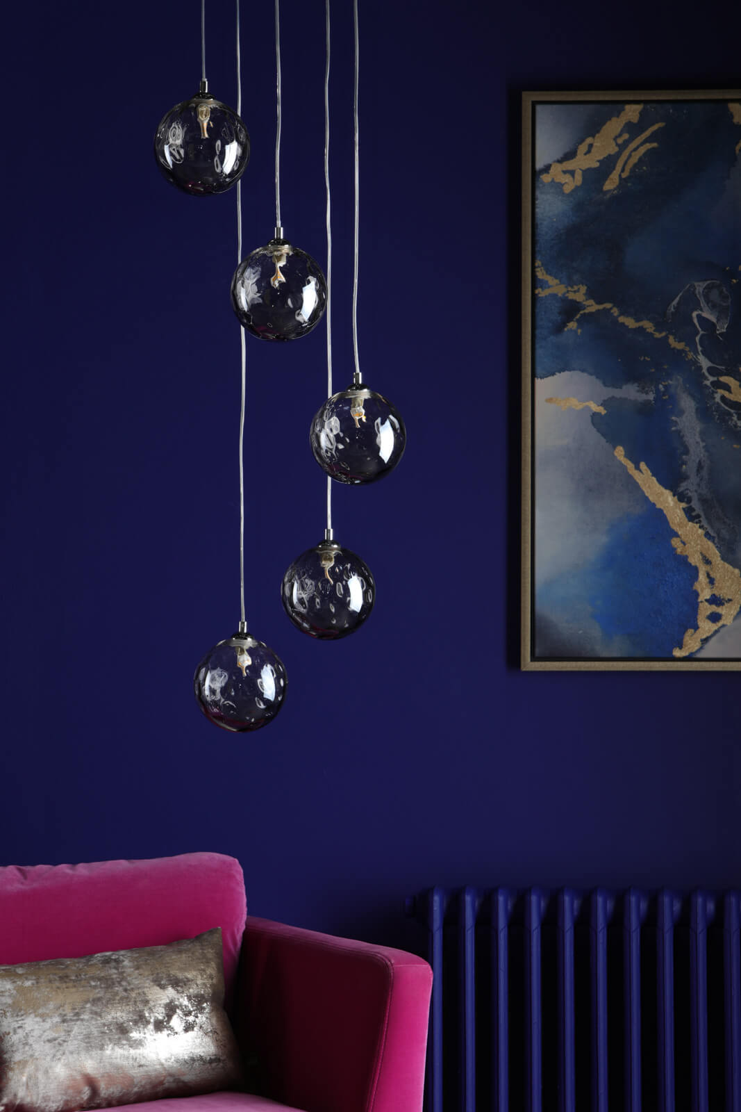 Federico 5 Light Cluster Pendant In Various Finishes G9