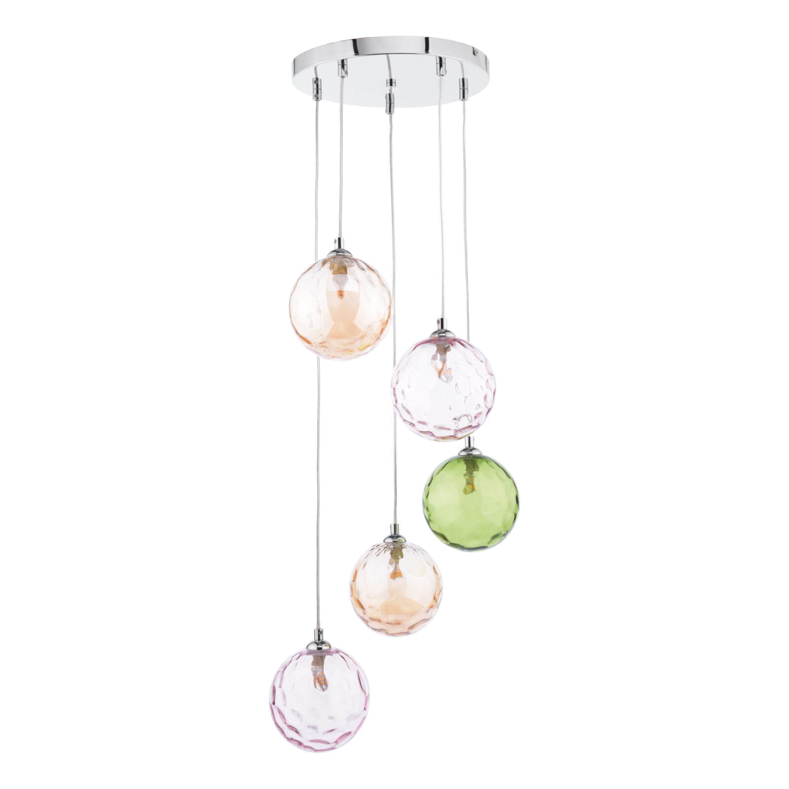 Federico 5 Light Cluster Pendant In Various Finishes G9