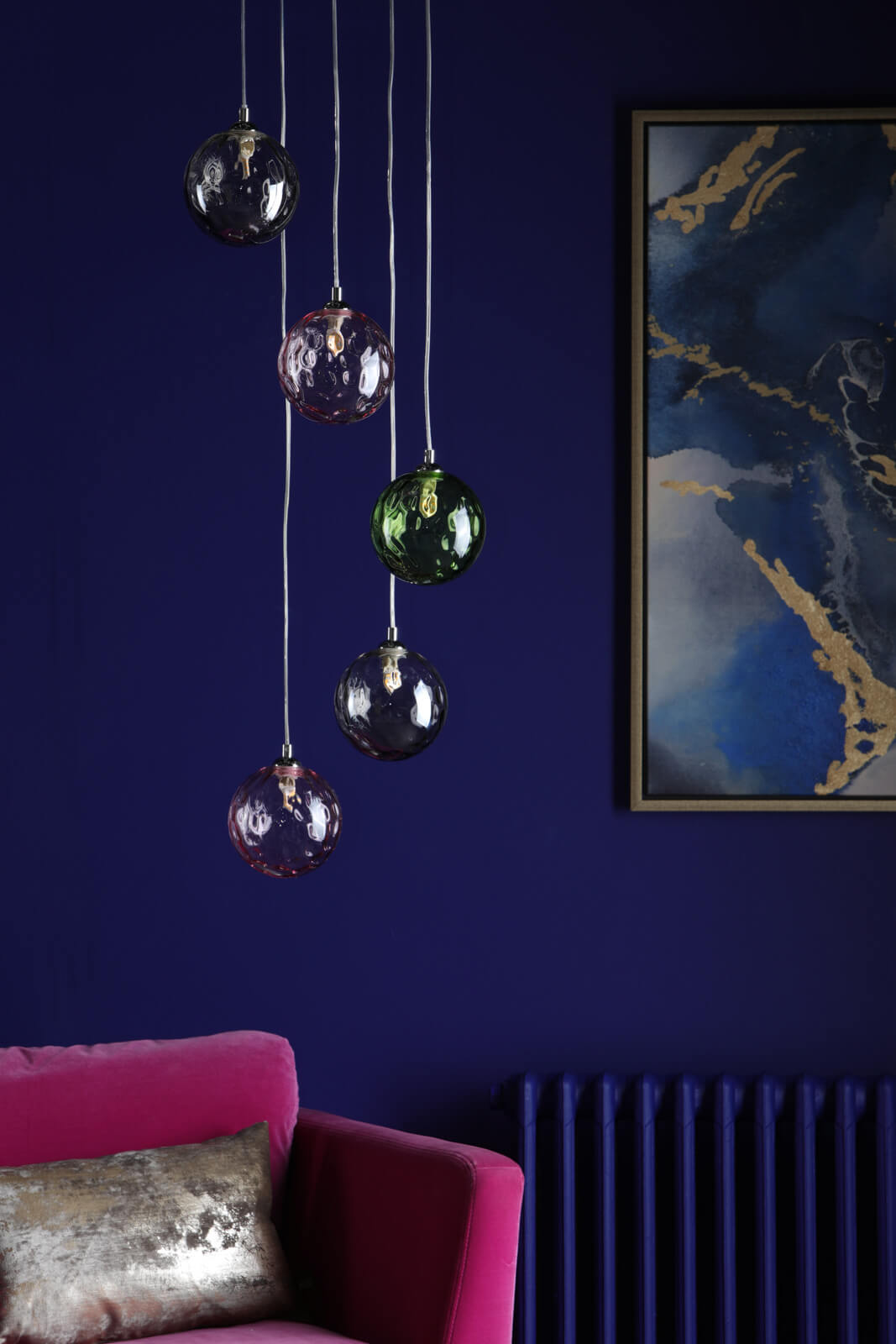 Federico 5 Light Cluster Pendant In Various Finishes G9
